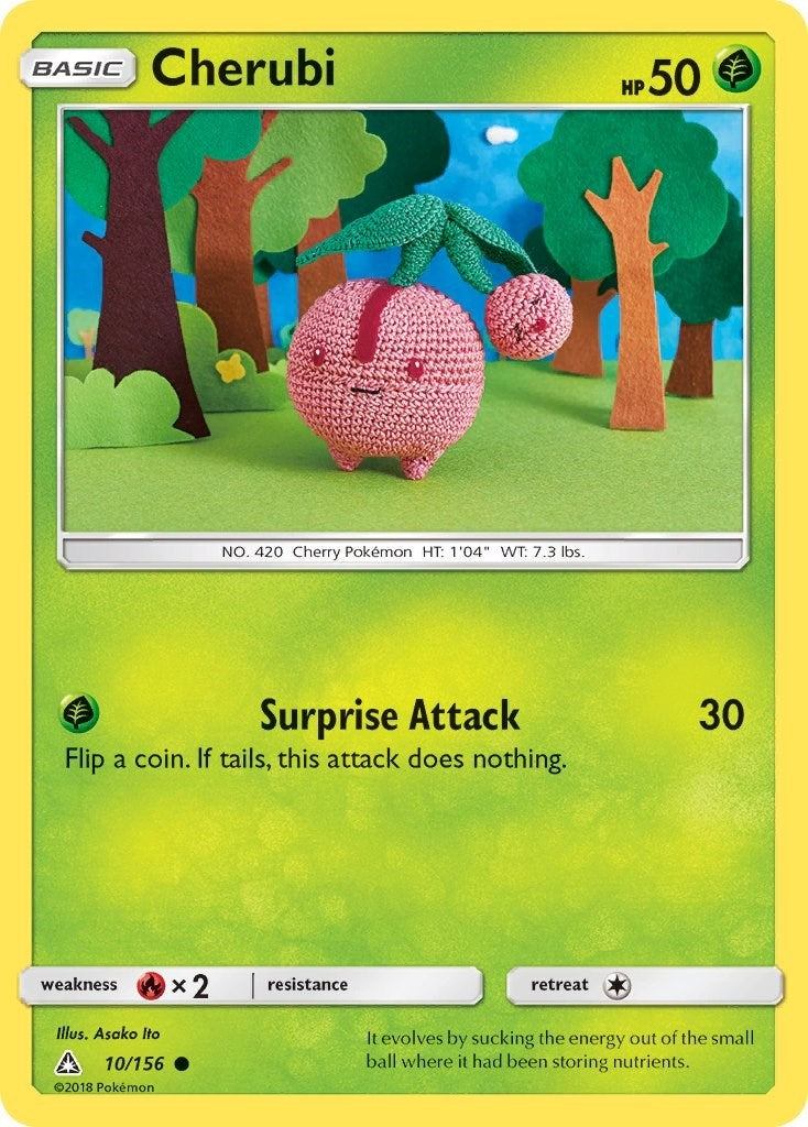 Image for Cherubi (10/156) (SM05) - Pokemon