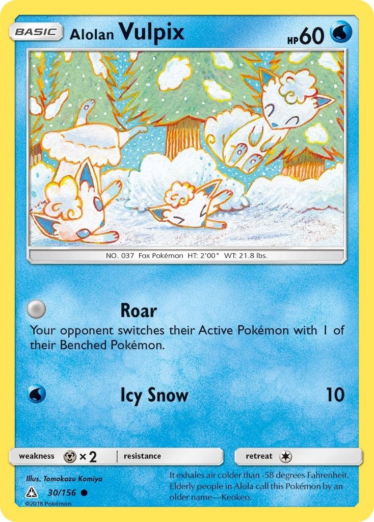 Image for Alolan Vulpix (30/156) (SM05) - Pokemon