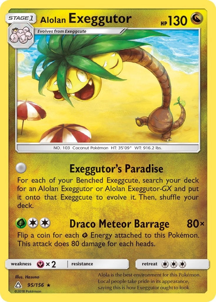 Image for Alolan Exeggutor (95/156) (SM05) - Pokemon