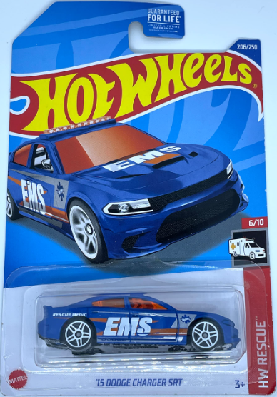 Hot Wheels HW Rescue '15 Dodge Charger SRT