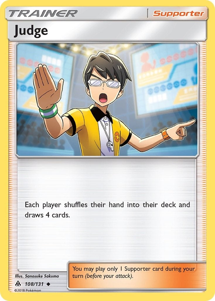Image for Judge (108/131) (SM06) - Pokemon