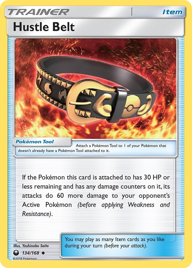 Image for Hustle Belt (134/168) (CES) - Pokemon