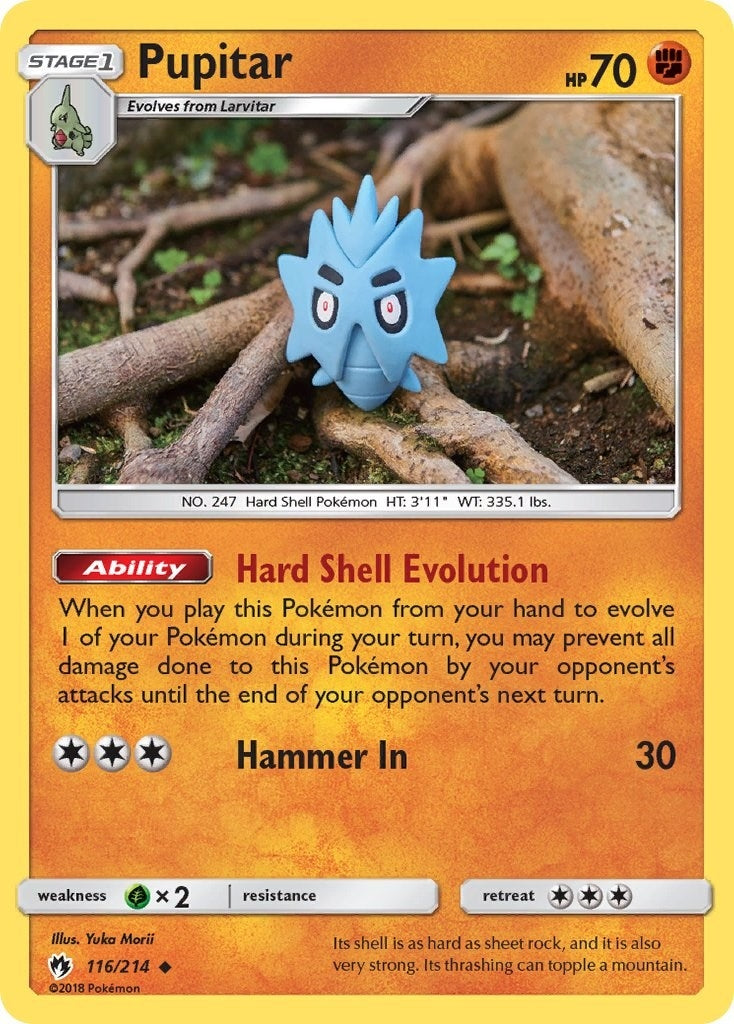 Image for Pupitar (116/214) (SM8) - Pokemon