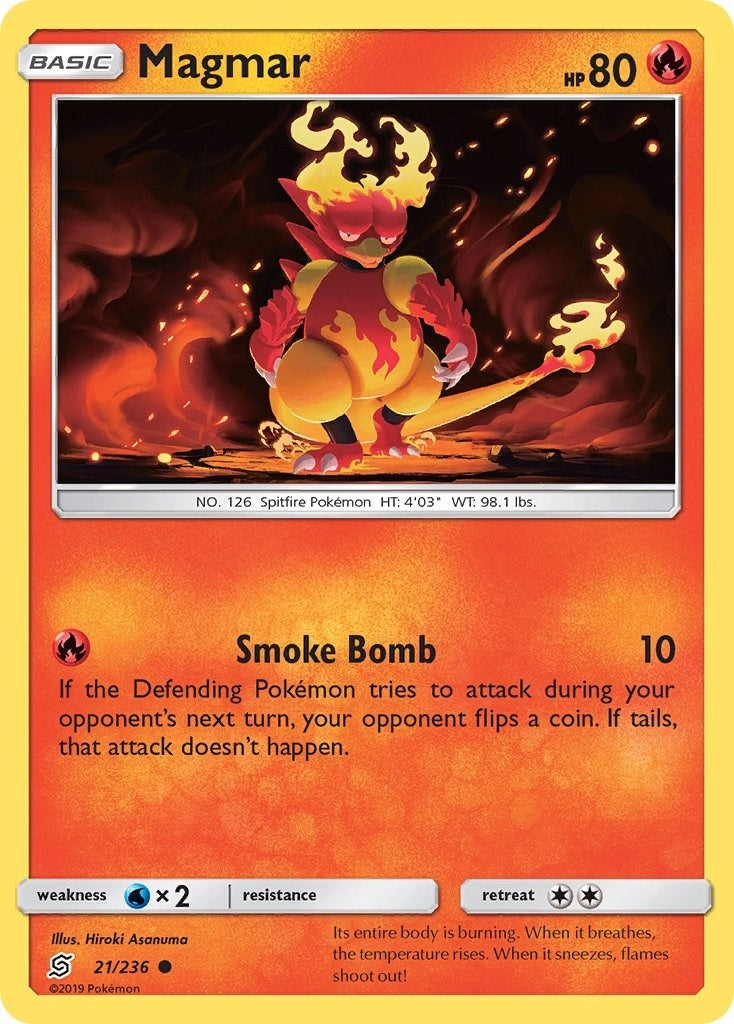 Image for Magmar (21/236) (SM11) - Pokemon