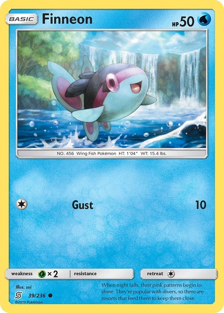 Image for Finneon (39/236) (SM11) - Pokemon