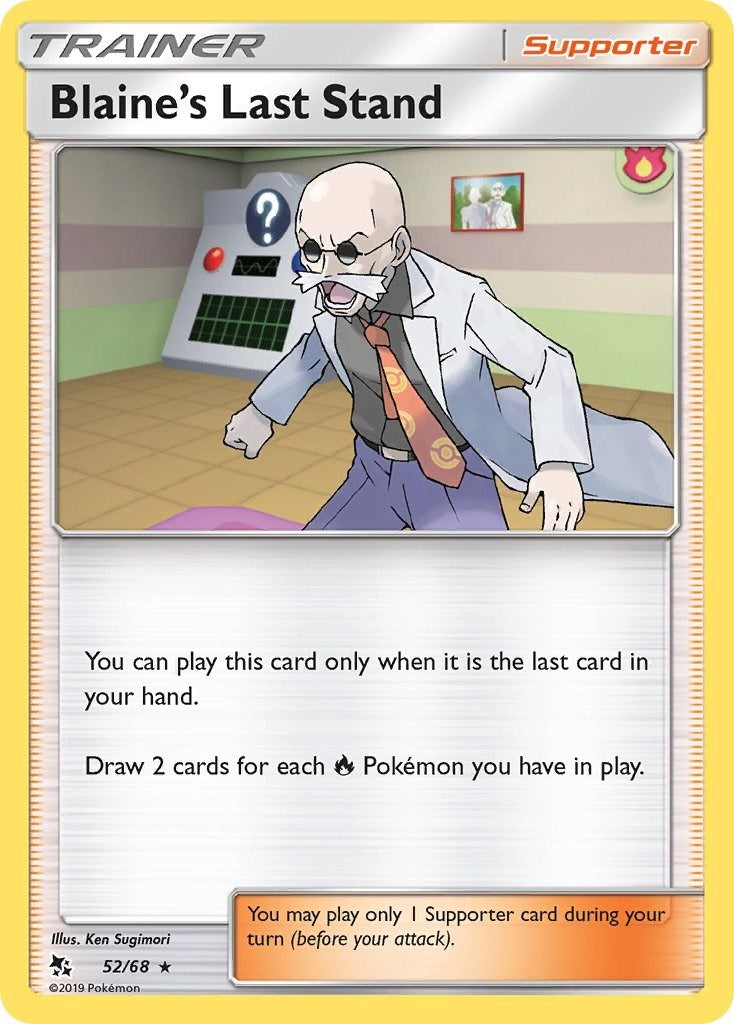 Image for Blaine's Last Stand (52/68) (HIF) - Pokemon