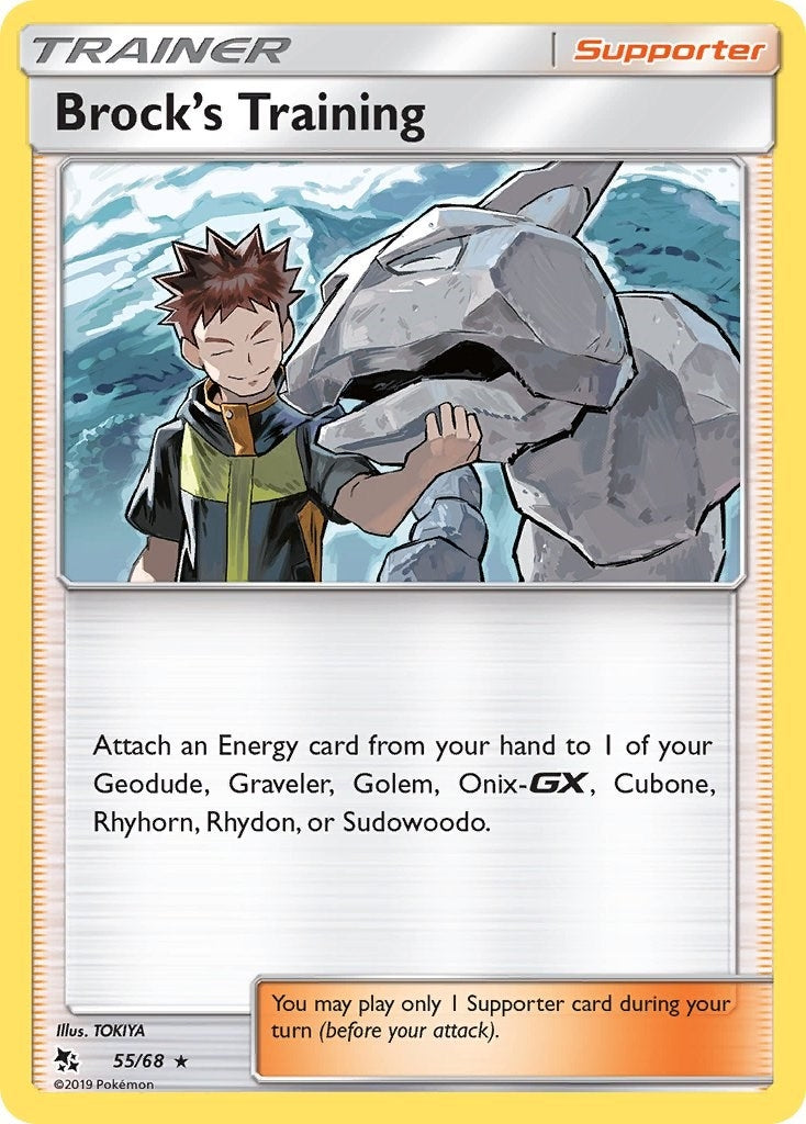 Image for Brock's Training (55/68) (HIF) - Pokemon