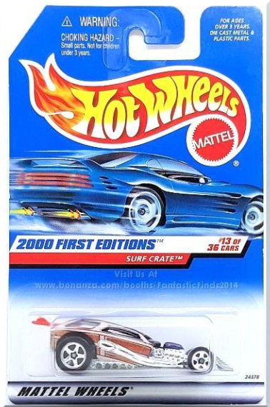 Hot Wheels 2000 First Editions Surf Crate 13/36