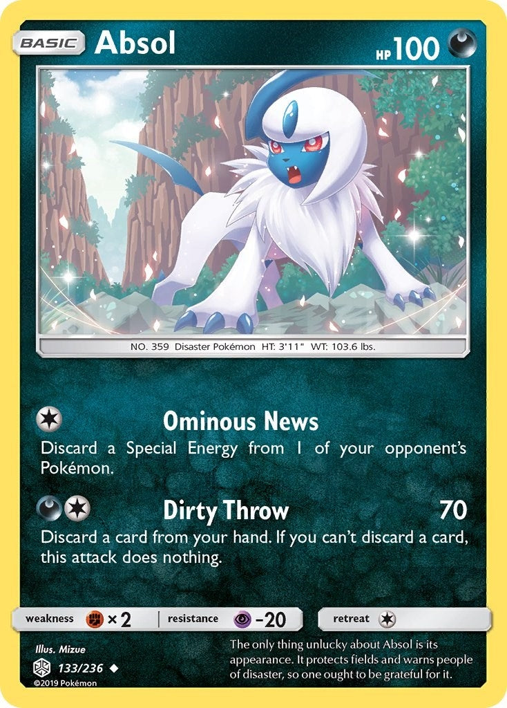 Image for Absol (133/236) (SM12) - Pokemon