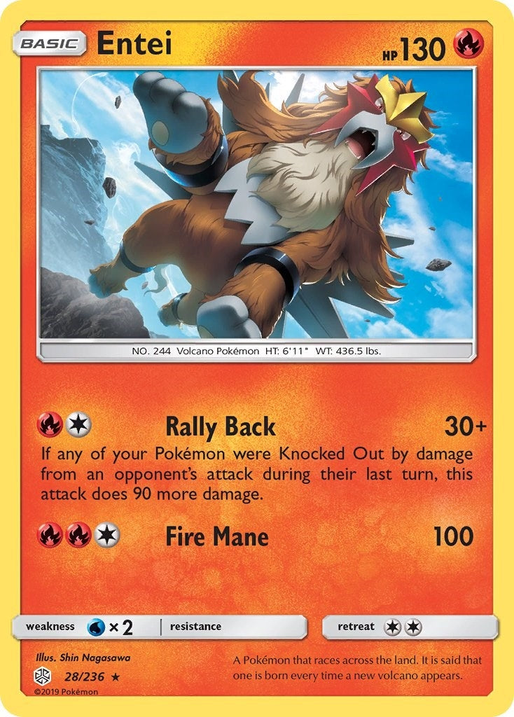 Image for Entei (28/236) (SM12) - Pokemon