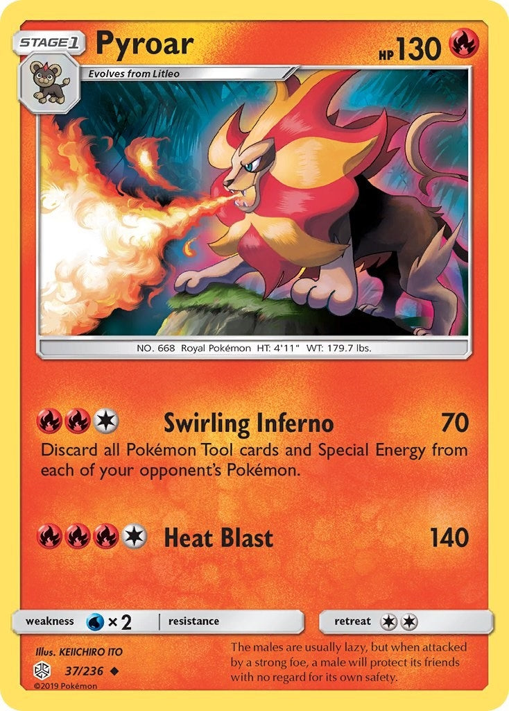 Image for Pyroar (37/236) (SM12) - Pokemon