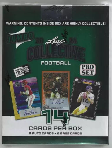 2024 Leaf Collective Football Jumbo Box