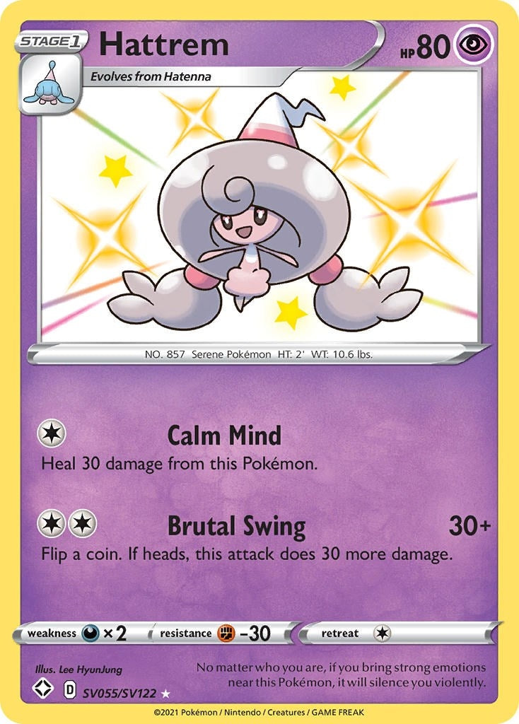 Image for Hattrem (SV055/SV122) (SHFSV) - Pokemon