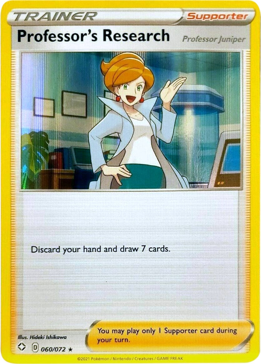 Image for Professor's Research [Professor Juniper] - 060/072 (Line Holo) (060/072) (PR) - Pokemon