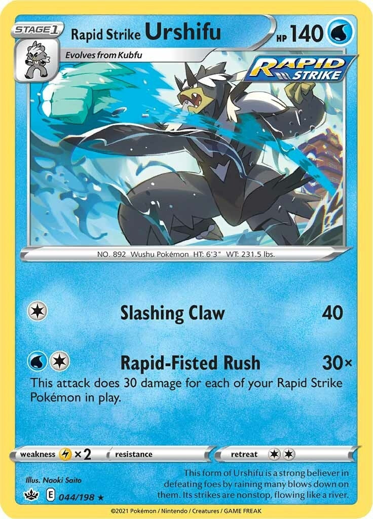 Image for Rapid Strike Urshifu (044/198) (SWSH06) - Pokemon