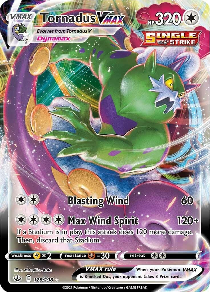 Image for Tornadus VMAX (125/198) (SWSH06) - Pokemon