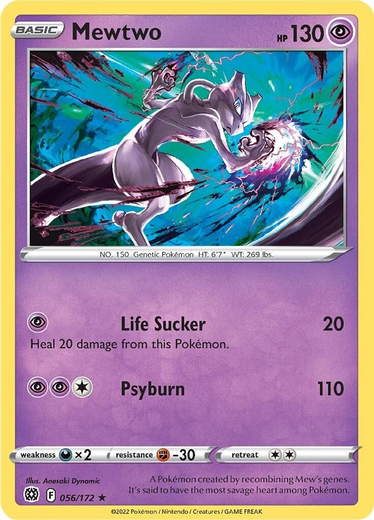 Image for Mewtwo (056/172) (SWSH09) - Pokemon