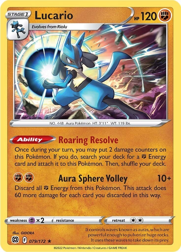 Image for Lucario (079/172) (SWSH09) - Pokemon
