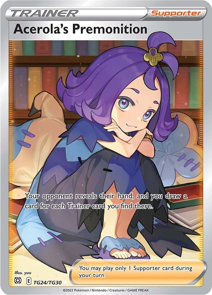 Image for Acerola's Premonition (TG24/TG30) (SWSH09:TG) - Pokemon