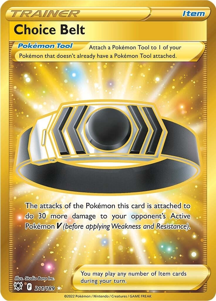 Image for Choice Belt (Secret) (211/189) (SWSH10) - Pokemon