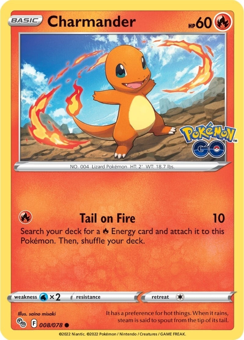 Image for Charmander (008/078) (PGO) - Pokemon