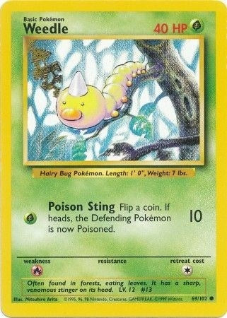 Image for Weedle (069/102) (BS) - Pokemon