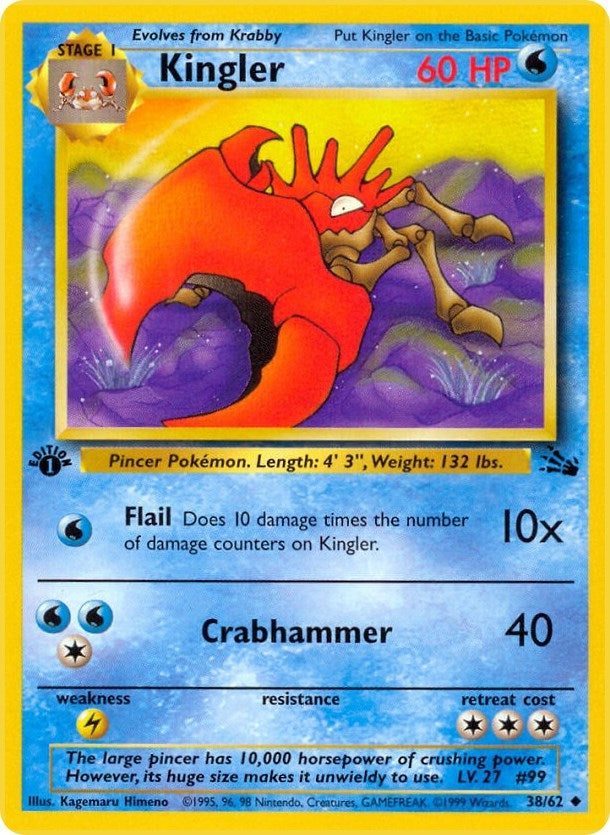 Image for Kingler (38/62) (FO) - Pokemon