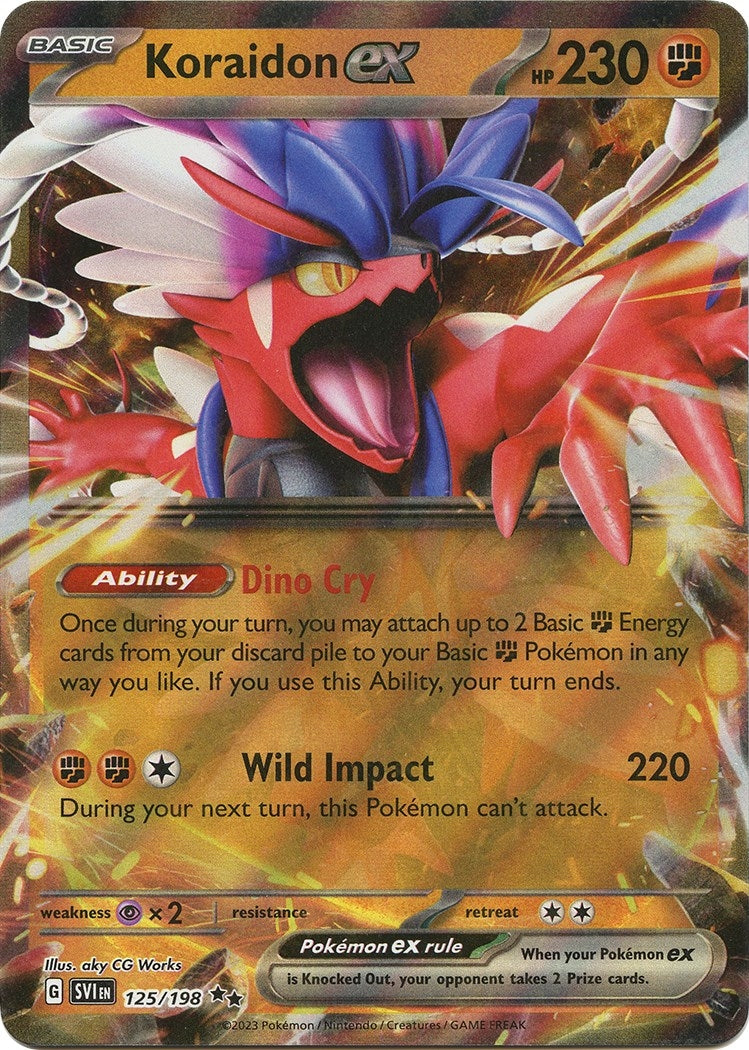 Image for Koraidon ex (125/198) (SVI) - Pokemon