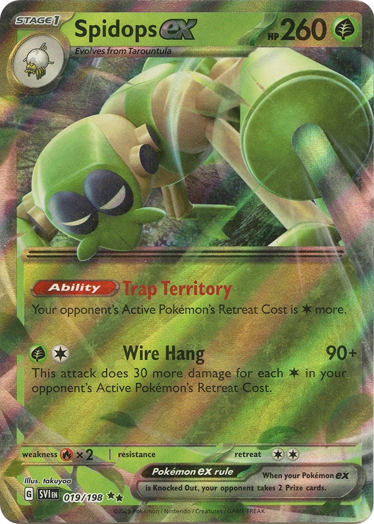 Image for Spidops ex (019/198) (SVI) - Pokemon