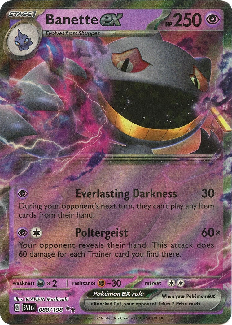 Image for Banette ex (088/198) (SVI) - Pokemon