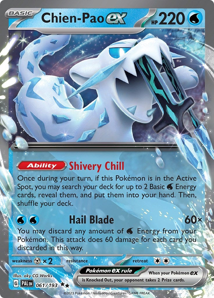 Image for Chien-Pao ex (061/193) (PAL) - Pokemon