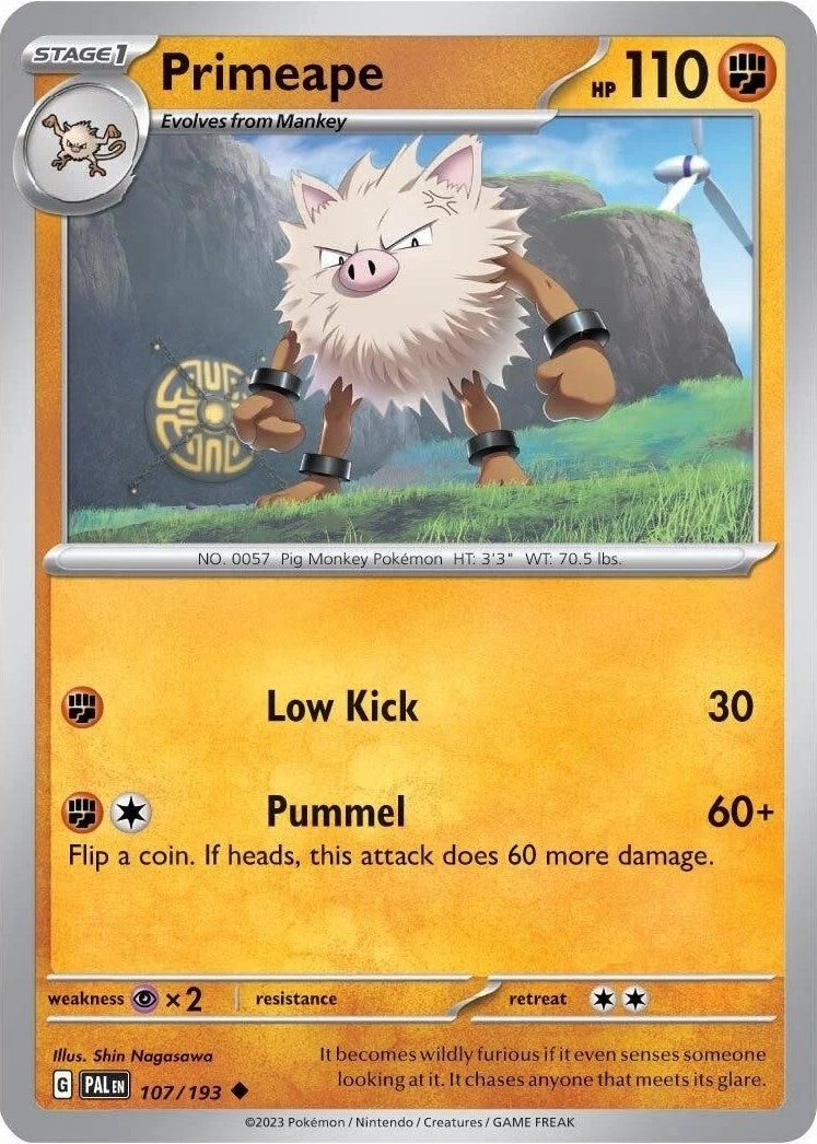 Image for Primeape - 107/193 (Cosmos Holo) (107/193) (MCAP) - Pokemon