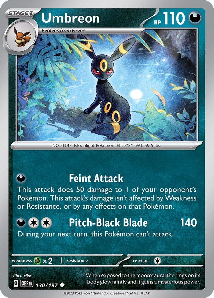 Image for Umbreon (130/197) (OBF) - Pokemon