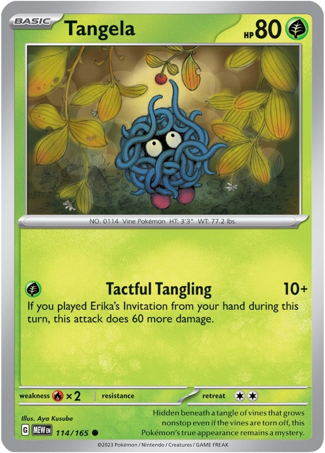 Image for Tangela (114/165) (MEW) - Pokemon