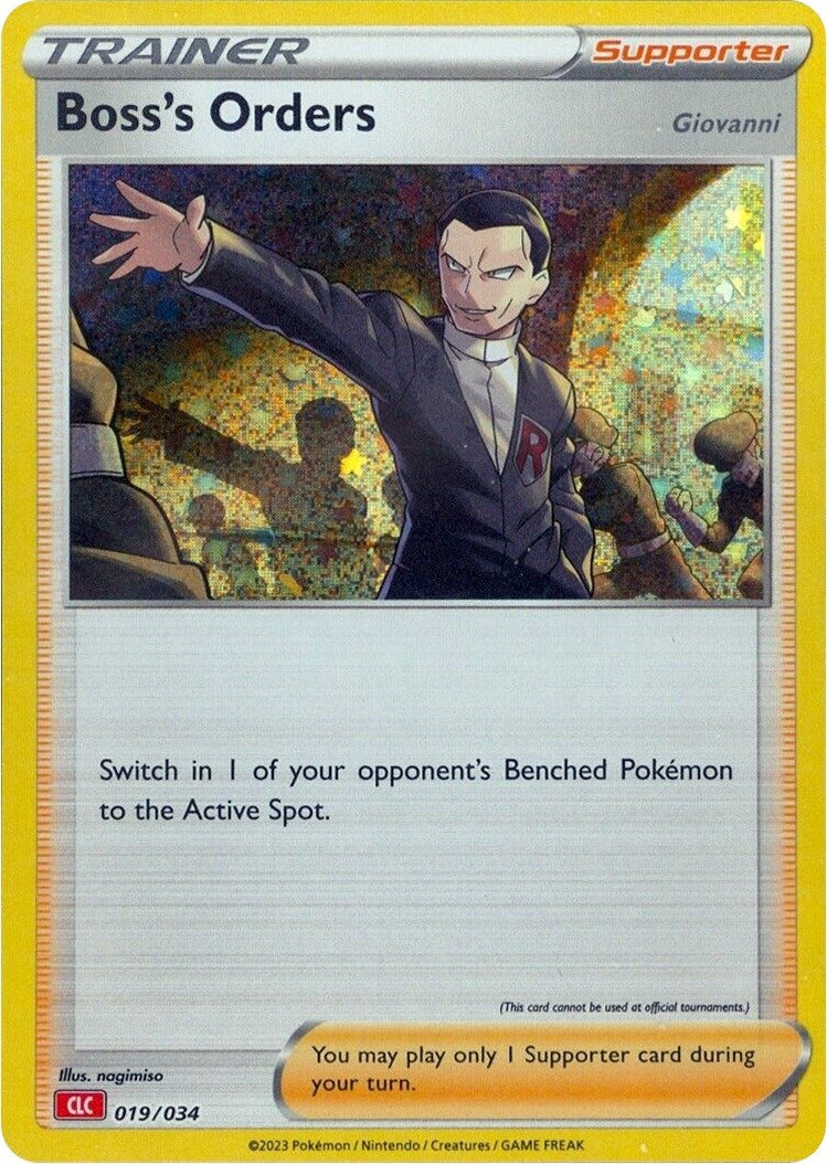 Image for Boss's Orders [Giovanni] (CLC) (019/034) (CL) - Pokemon