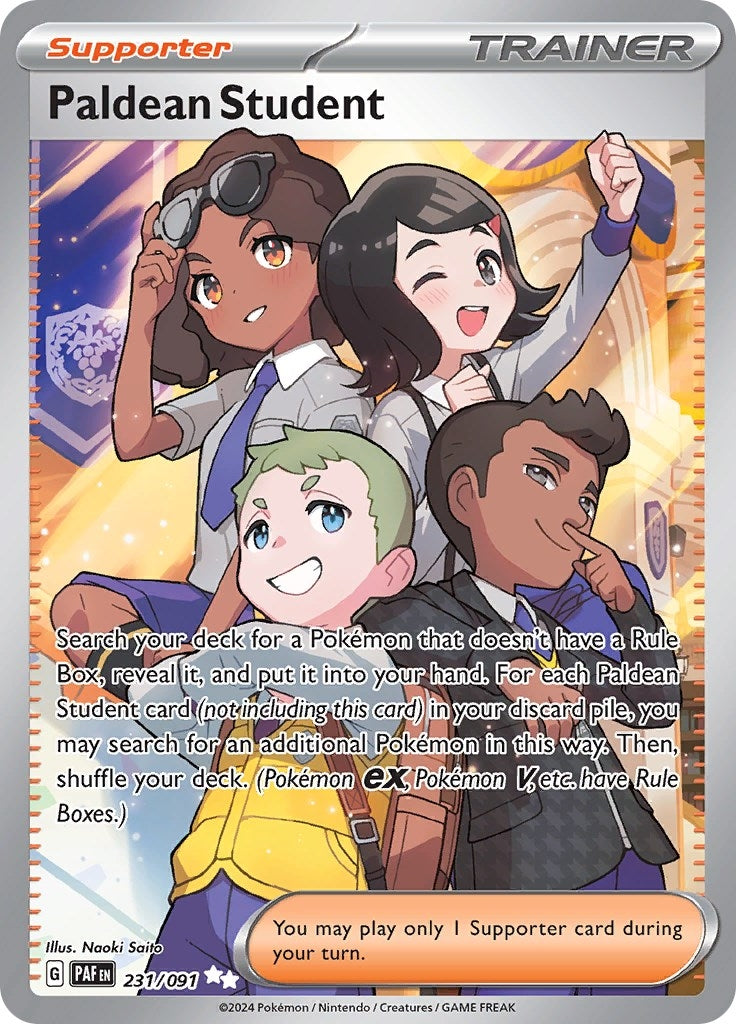 Image for Paldean Student (231/091) (PAF) - Pokemon
