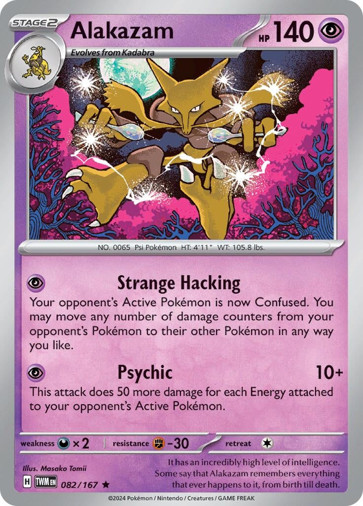 Image for Alakazam (082/167) (TWM) - Pokemon
