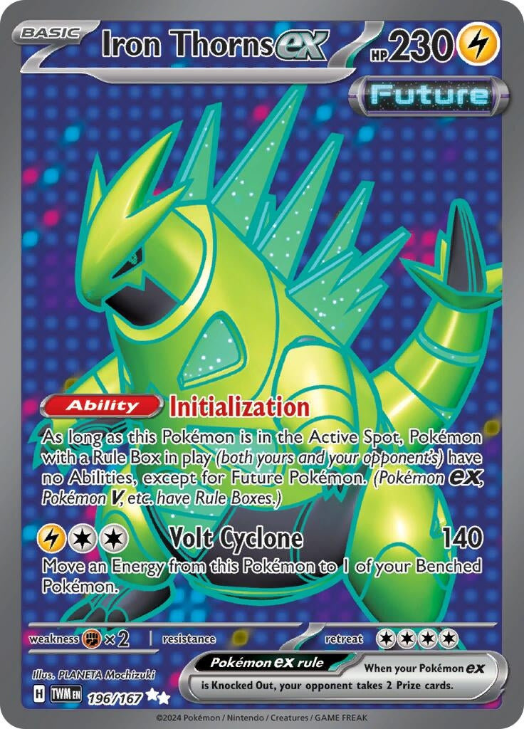 Image for Iron Thorns ex (196/167) (TWM) - Pokemon