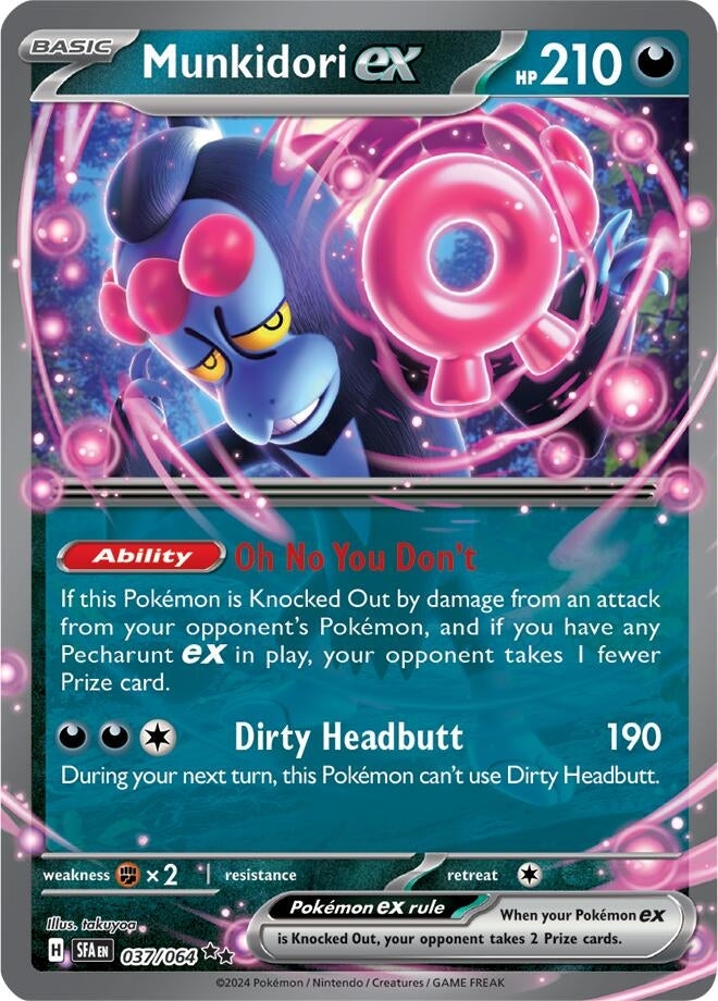 Image for Munkidori ex (037/064) (SFA) - Pokemon