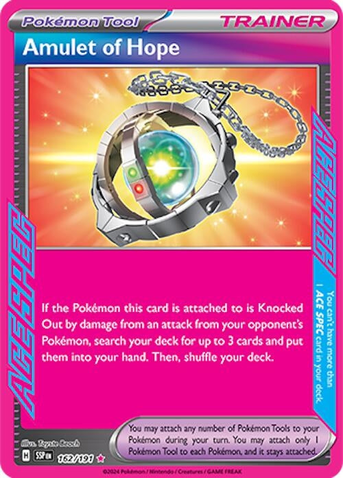 Image for Amulet of Hope (162/191) (SSP) - Pokemon