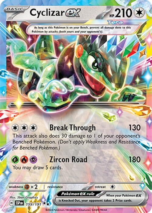 Image for Cyclizar ex (159/191) (SSP) - Pokemon