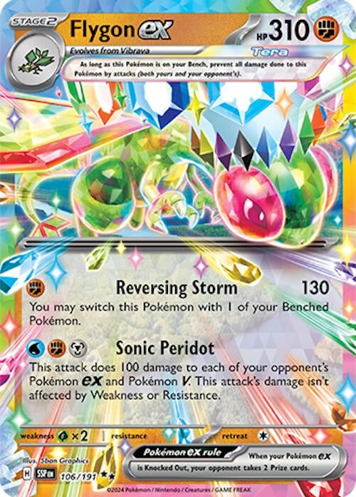 Image for Flygon ex (106/191) (SSP) - Pokemon
