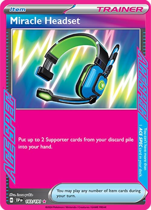 Image for Miracle Headset (183/191) (SSP) - Pokemon