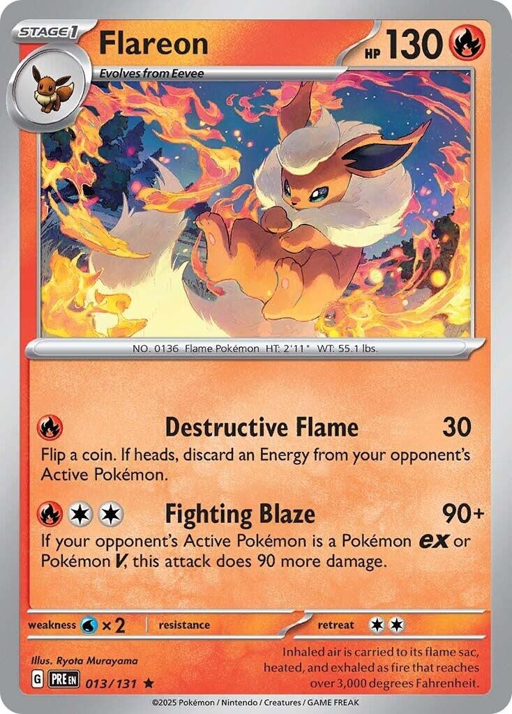 Image for Flareon (013/131) (PRE) - Pokemon