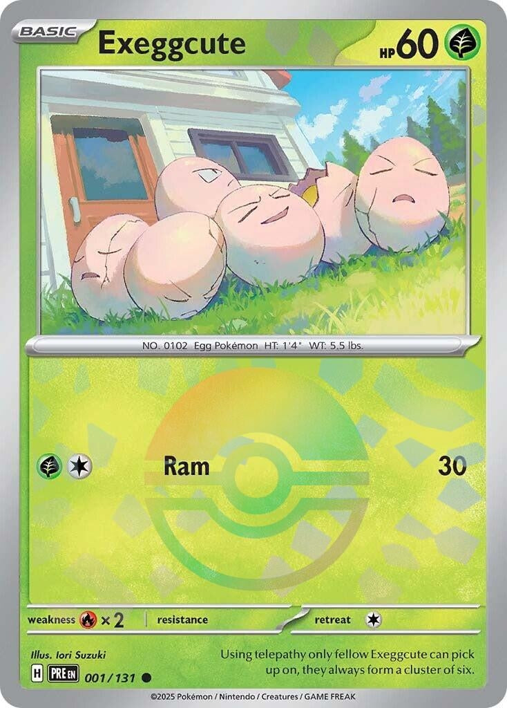 Image for Exeggcute (Poke Ball Pattern) (001/131) (PRE) - Pokemon