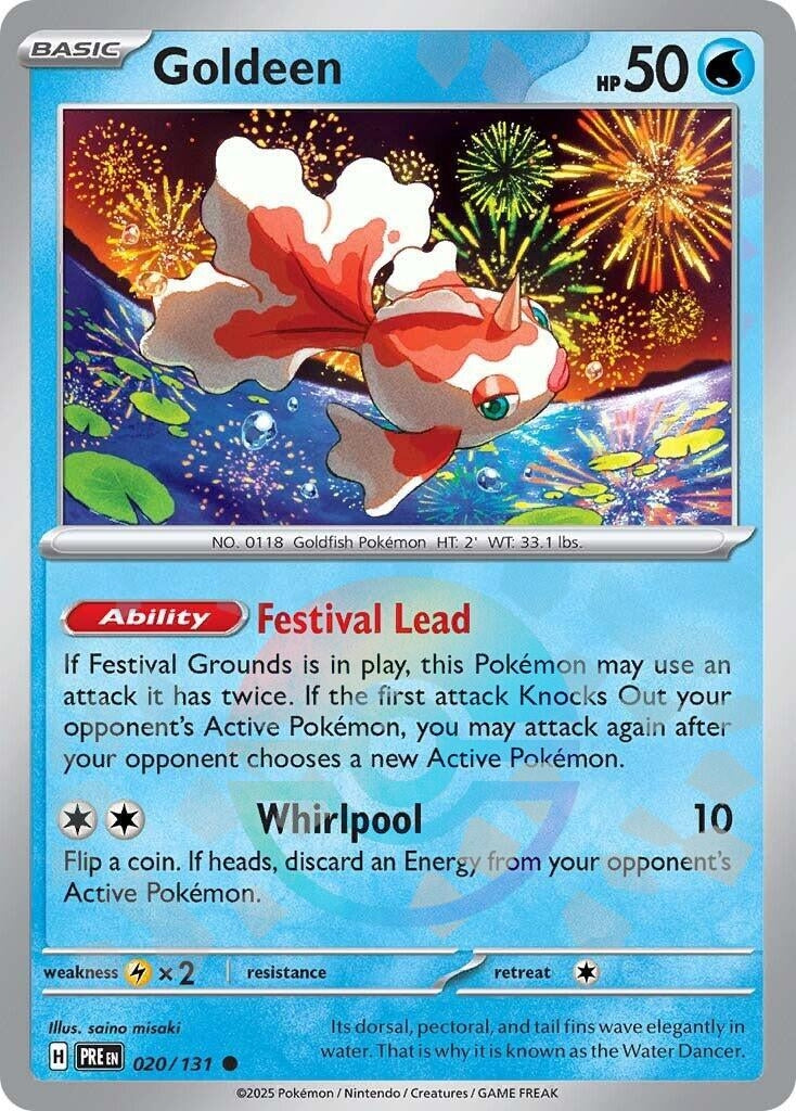 Image for Goldeen (Poke Ball Pattern) (020/131) (PRE) - Pokemon