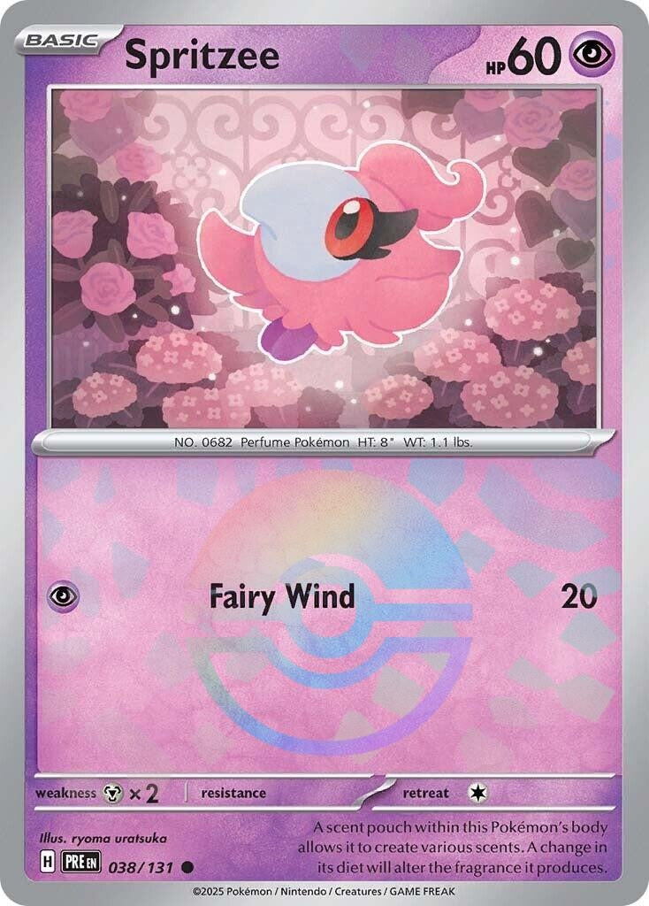 Image for Spritzee (Poke Ball Pattern) (038/131) (PRE) - Pokemon