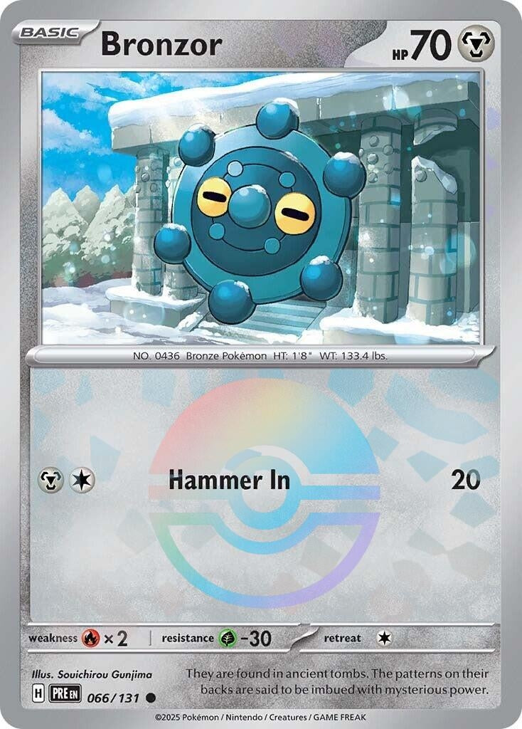 Image for Bronzor (Poke Ball Pattern) (066/131) (PRE) - Pokemon