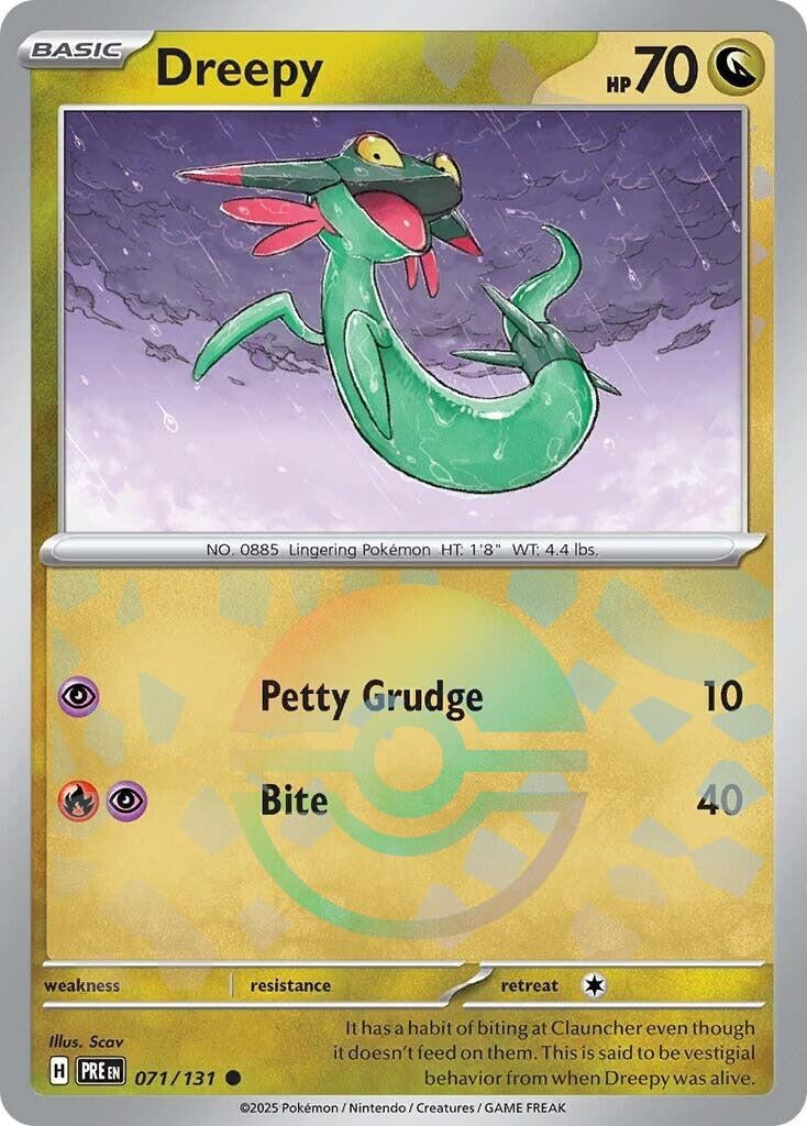 Image for Dreepy (Poke Ball Pattern) (071/131) (PRE) - Pokemon