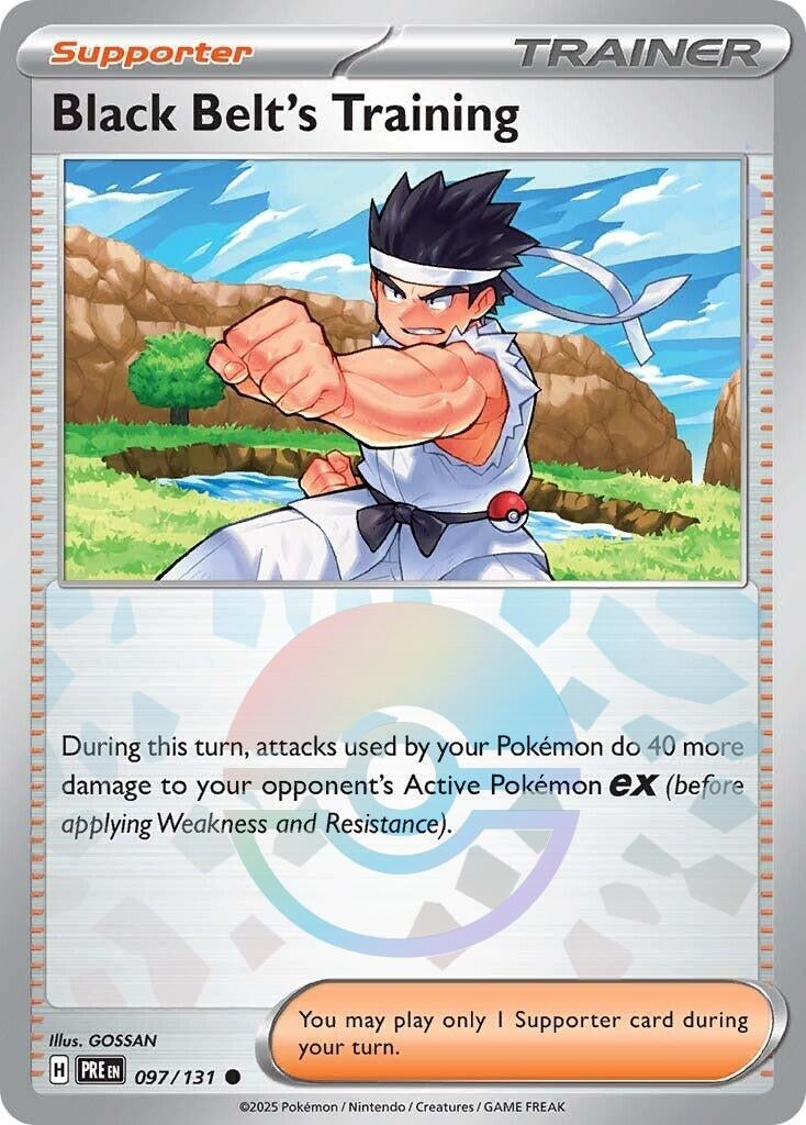 Image for Black Belt's Training - 097/131 (Poke Ball Pattern) (097/131) (PRE) - Pokemon
